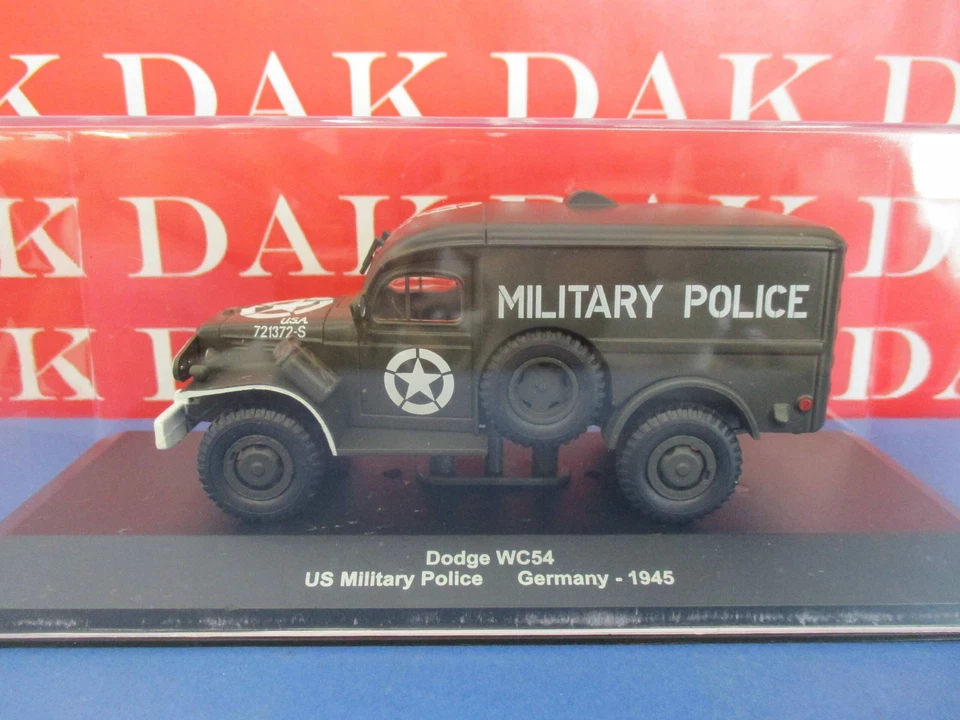 Die cast 1/43 Modellino Furgone Dodge WC54 US Military Police Germany 1945 - Immagine 4 di 4
