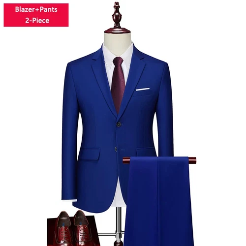 ( Sakko + Weste + Hose ) Boutique Herren Anzug 3-teiliges Set Bräutigam Brautkleid - Bild 44 von 52