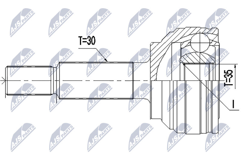 Jeu de joints arbre de transmission Tesla Model S : supprimez les vibrations au volant