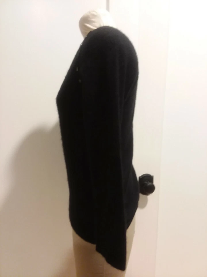 women's EASEL black knit cashmere sweater  - Image 4 of 4