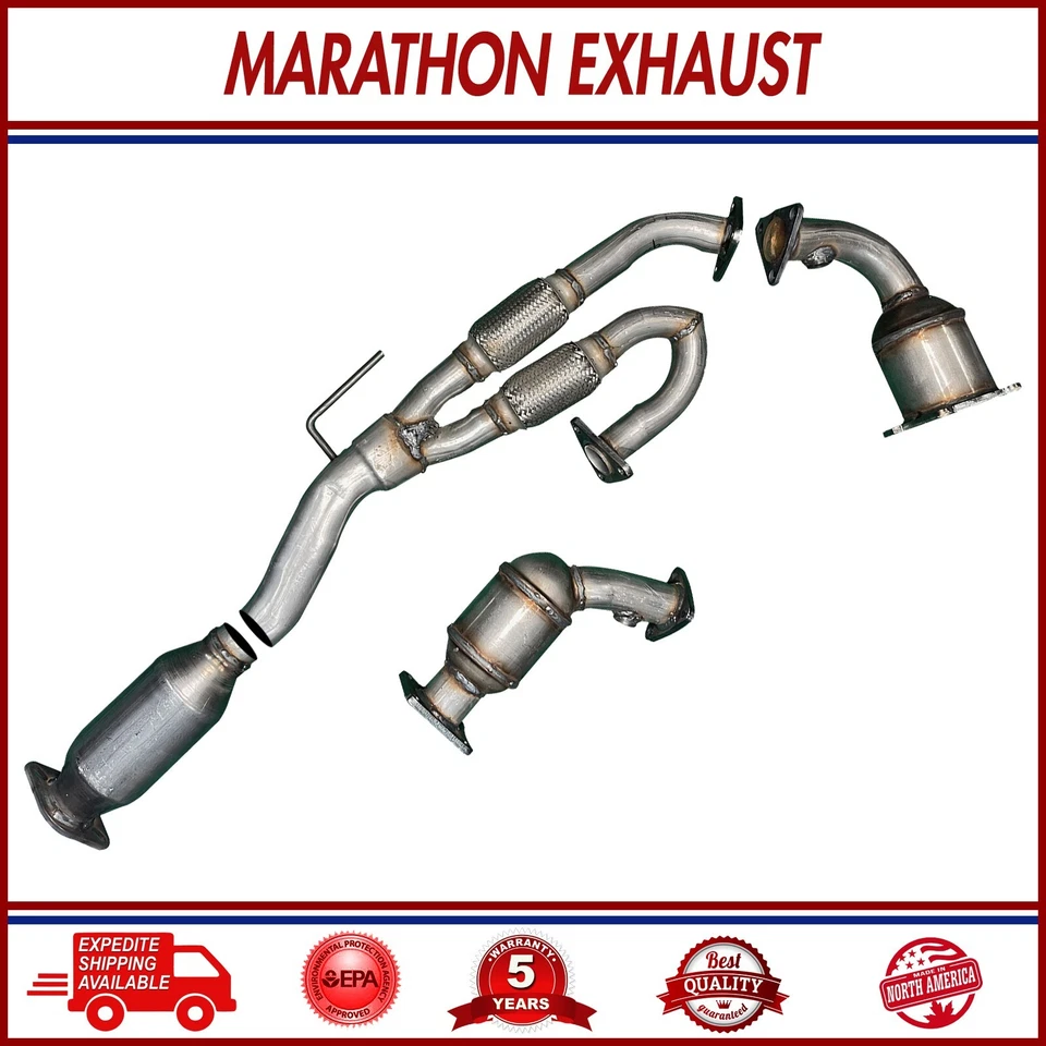 Juego de convertidor catalítico completo para Nissan Murano 2003-2007 3,5 L EN STOCK Foto 4 de 4