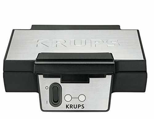 Gaufrier électrique en inox double plaque antiadhésive durable