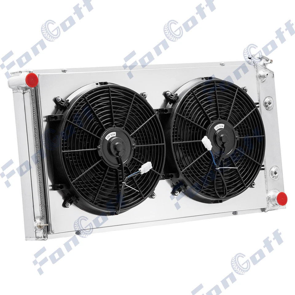 Ventilador de cubierta de radiador de 3 filas para Oldsmobile 98 Delta 88 Custom Cruiser 1977-1979 Foto 4 de 4