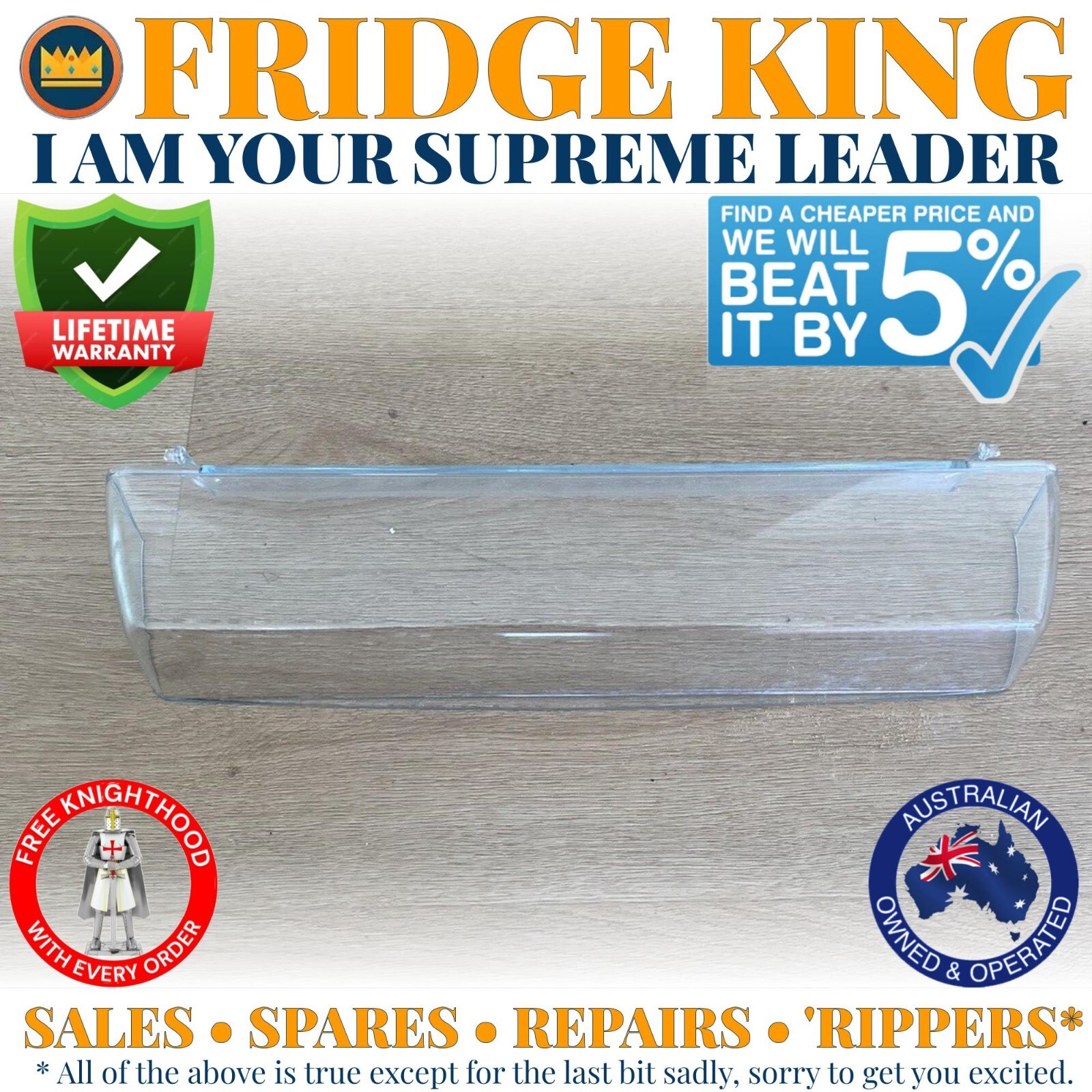 M1368080 Westinghouse fridge dairy shelf cover door FITS ALL WSE6970 WSE7000