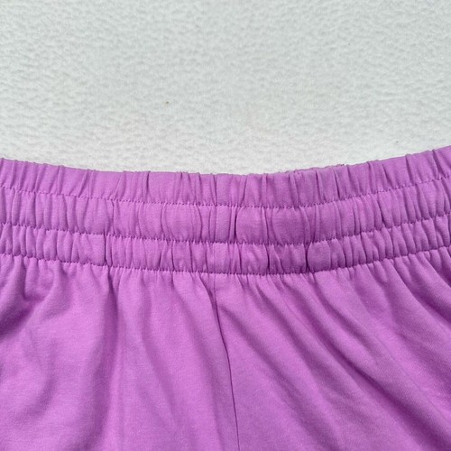 Nike Dri-Fit Breezy High Waisted Youth Girls Shorts, Size Medium, Purple - Picture 3 of 7