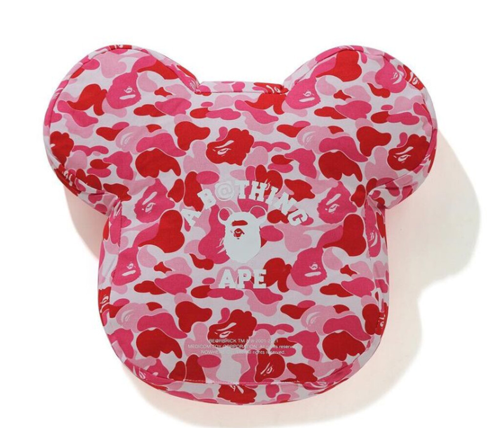 BAPE ABC CAMO BE@R CUSHION 2個セット BAPE ABC CAMO BE@R CUSHION 2個セット
