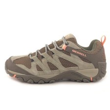 Merrell Alverstone Low Hiking Shoes Womens Size 8.5 EUR 39 Aluminum Tan Outdoor