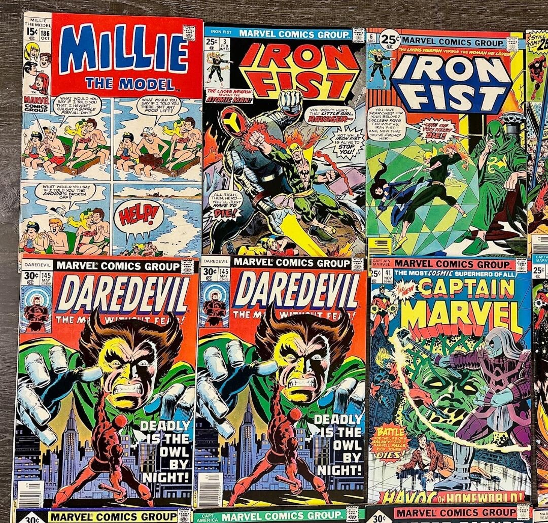 Lot (23) MARVEL BRONZEAGE COMICS Daredevil, Thor, Iron Fist ++ eBay