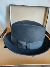 Vintage Resistol Self-Conforming Beaver Hat size 7 with box. Dunley hats NY