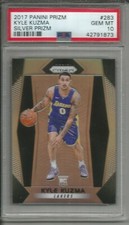 Kyle Kuzma 17/18 Panini Prizm Silver Prizm Rookie PSA 10 Gem Mint