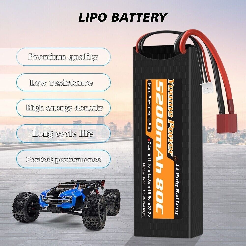 Ruddog Batteria LiPo 2S 5200mAh 7.4V 50C | Jonathan - Foto 6