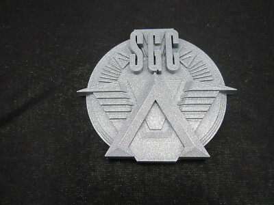 Stargate SG-1 Command Emblem (3d Wall Art) 4'' Diameter (Two Tone Finish)