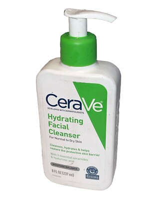 CeraVe Hydrating Facial Cleanser Moisture Balance 8 Fl Oz 