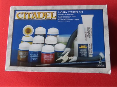 Spiele Workshop Zitadelle Hobby Starter Set Farben Klebefräser Herde Neu im Karton OOP