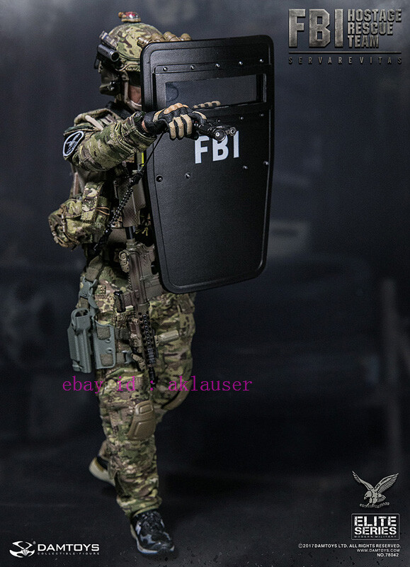 Damtoys 1/6 Dam78042 Fbi Hostage Rescue Team Agent Action Figure