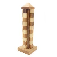 Turm Puzzle Friedensturm Holz Puzzle Knobel Iq-Spiel