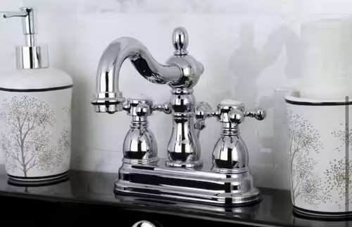 Kingston Latón KS1601BX 4 pulgadas Grifo de baño Centerset - Imagen 2 de 5