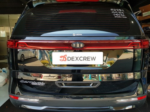 3G Brenthon Hood Trunk Matt Black Emblem Badge 2PC For 2021, 2022 Kia Carnival - Picture 2 of 9