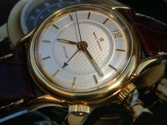 Revue Thomenn Cricket новом сигнализации винтажный мужчин мужские мужские наручные часы на крокодила группы - Изображение 3 из 4