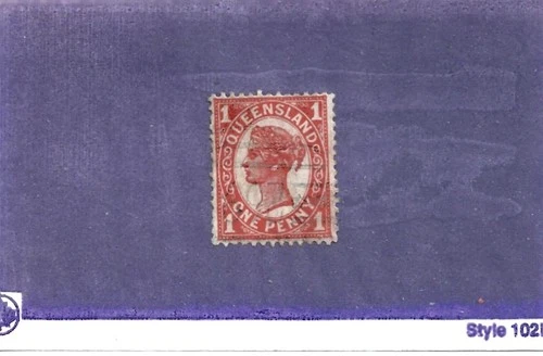 Queensland 1897 Queen Victoria 1d Red Single Used