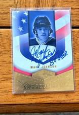 2004 Upper Deck #USA5 Mark Johnson JSA AUTOGRAPHED (W/80 GOLD) MIRACLE Wisconsin