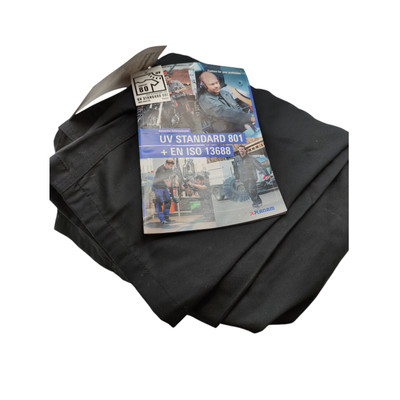 Planam Highline Latzhose schwarz/schiefer/zink Größe 64