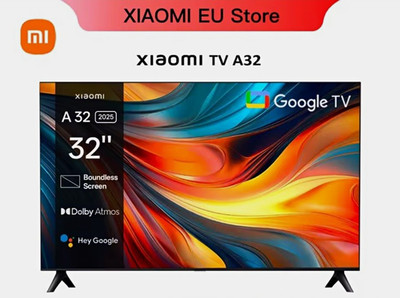 Xiaomi TV A32 32 Zoll HD LED Smart TV Google TV 60 Hz Dolby Audio Schwarz