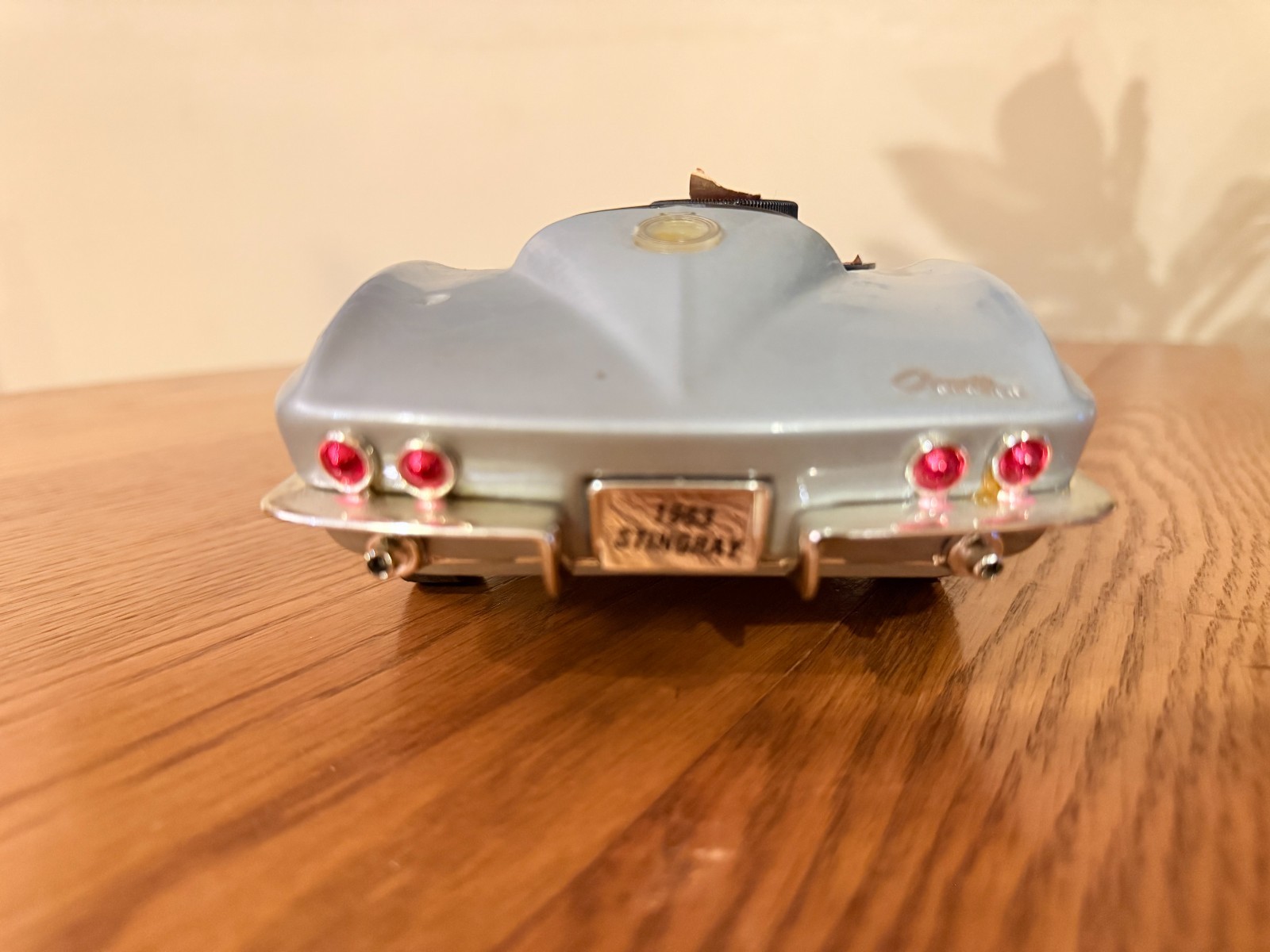 Jim Beam 1963 Silver Stingray Corvette - EMPTY 1987 Decanter, Excellent Value!