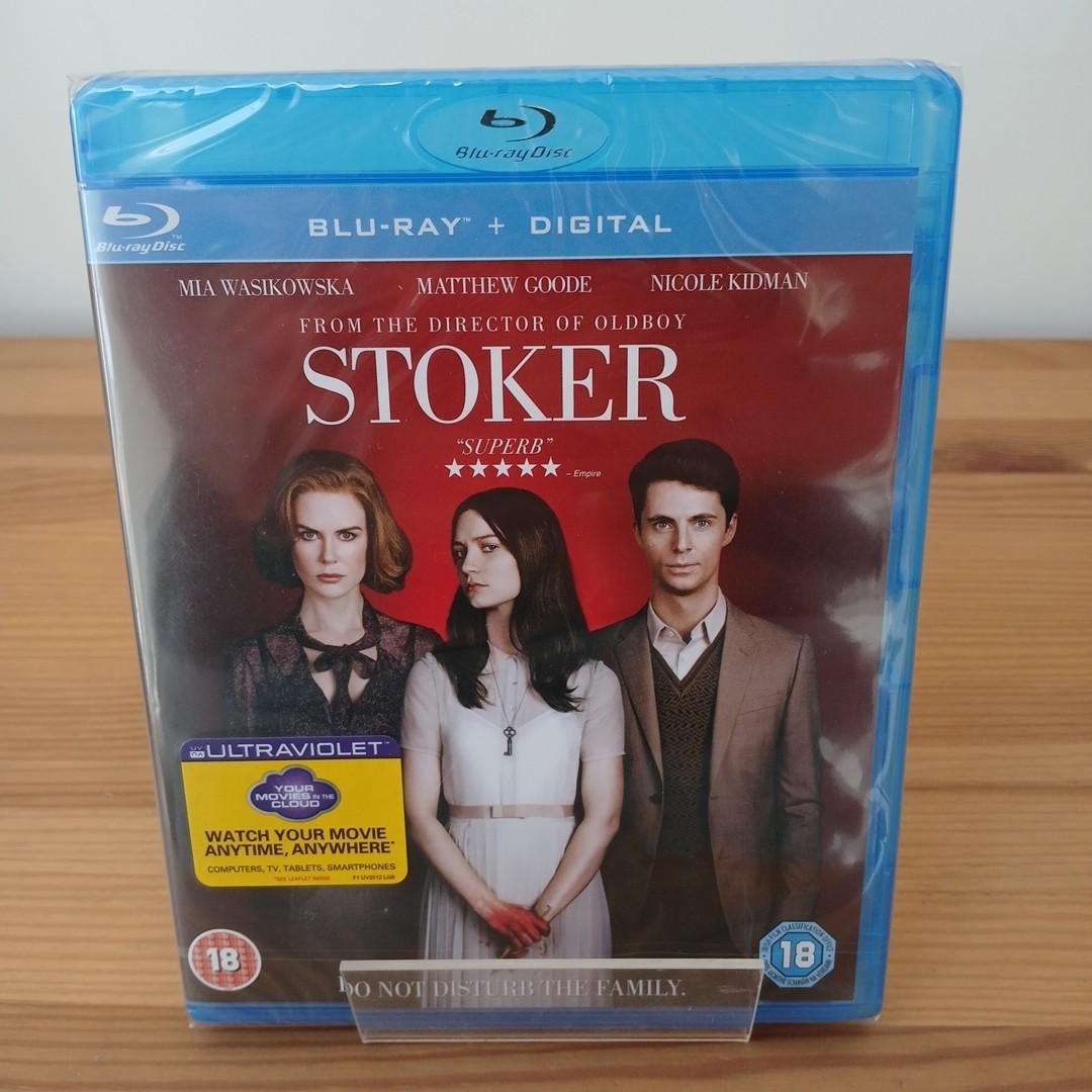Stoker 2013 BluRay UK Release Brand New Sealed Nicole Kidman Fast Post