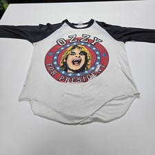 Ozzy Osbourne Vintage  Bark At The Moon Texas Event Shirt 84.