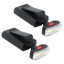 2 Pcs Led Clip on Cap Light Portable Outdoor Lights Sports Camping Lamp