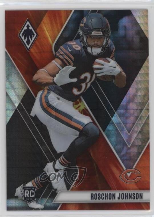 2023 Panini Phoenix Rookies Fire Burst /340 Roschon Johnson #132 Rookie RC 15bk