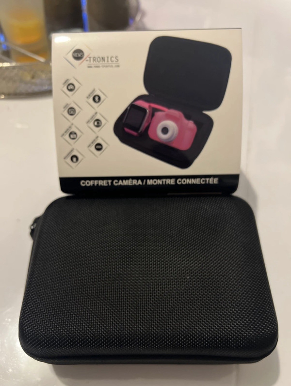 Montre connectée rose News Tronics avec caméra pour enfant
