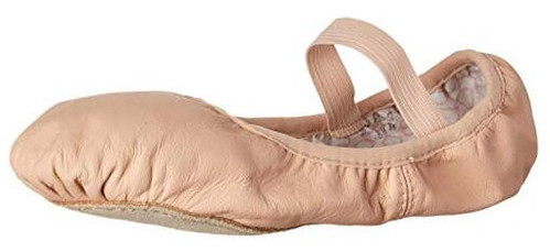 Dance Kids Belle Full Sole Leather Ballet Slipper / Shoe 2.5 Pink
