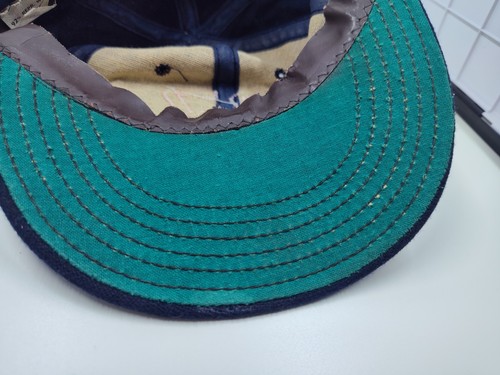 Vtg 1950's Baseball Hat Cap Stretch Fit Size Large Wool Blend #87 Duke Blue - Picture 10 of 16