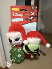 Disney The Nightmare Before Christmas 3 Pack Cat Kitten Toys Catnip Inside Bells