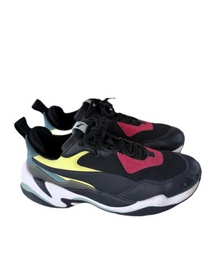 PUMA Thunder Spectra OG Multicolor Colorblock Mesh Lace Up Sneakers Men