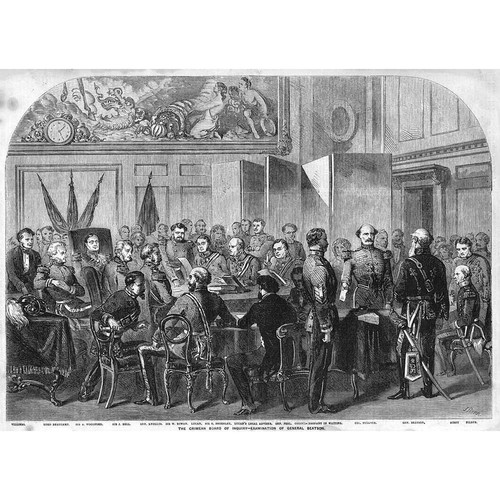 The Crimean War Board of Inquiry - Antique Print 1856