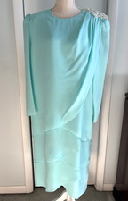 MOTHER OF THE BRIDE GOWN BY L.C.E NEW YORK - ILGWU SIZE 14