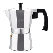 Classic Stovetop Espresso Maker 6 Cup Moka Pot Aluminum Cuban Coffee Silver