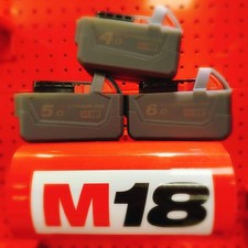 yadoker Silicone Protect case for Milwaukee M18 4.0,5.0 Battery 3PCS