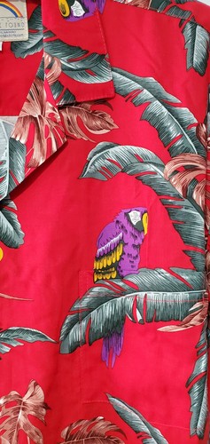 Paradise Found Herren Jungle Bird Tom Selleck Magnum PI Rayon Shirt, Gr: Medium - Bild 4 von 14