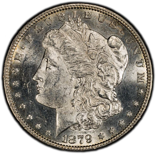 1879-S Morgan Silver Dollar - PCGS GOLD SHIELD MS62 - BETTER DATE BEAUTY!