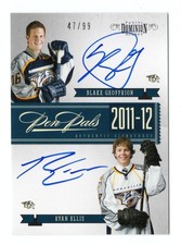 2011-12 Panini Blake Geoffrion Ryan Ellis Pen Pals 47/99 #GE