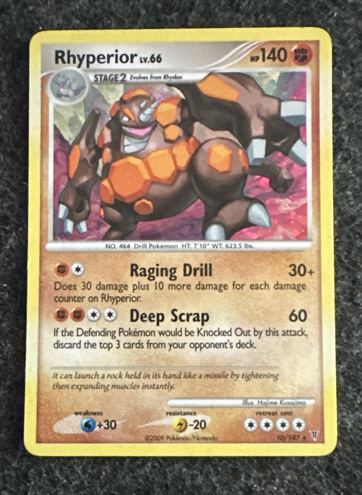 Rhyperior 10/147 Supreme Victors Holo Pokémon TCG