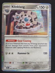 Klinklang 063/086 Black Bolt Holo Rare