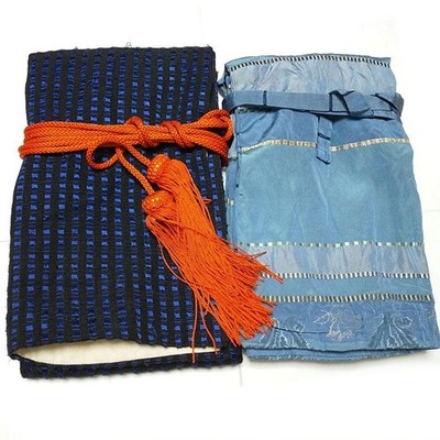 BrandUnknown 2 Sword Bag Dual Katana Bag Ready to Use Vintage Craft Set