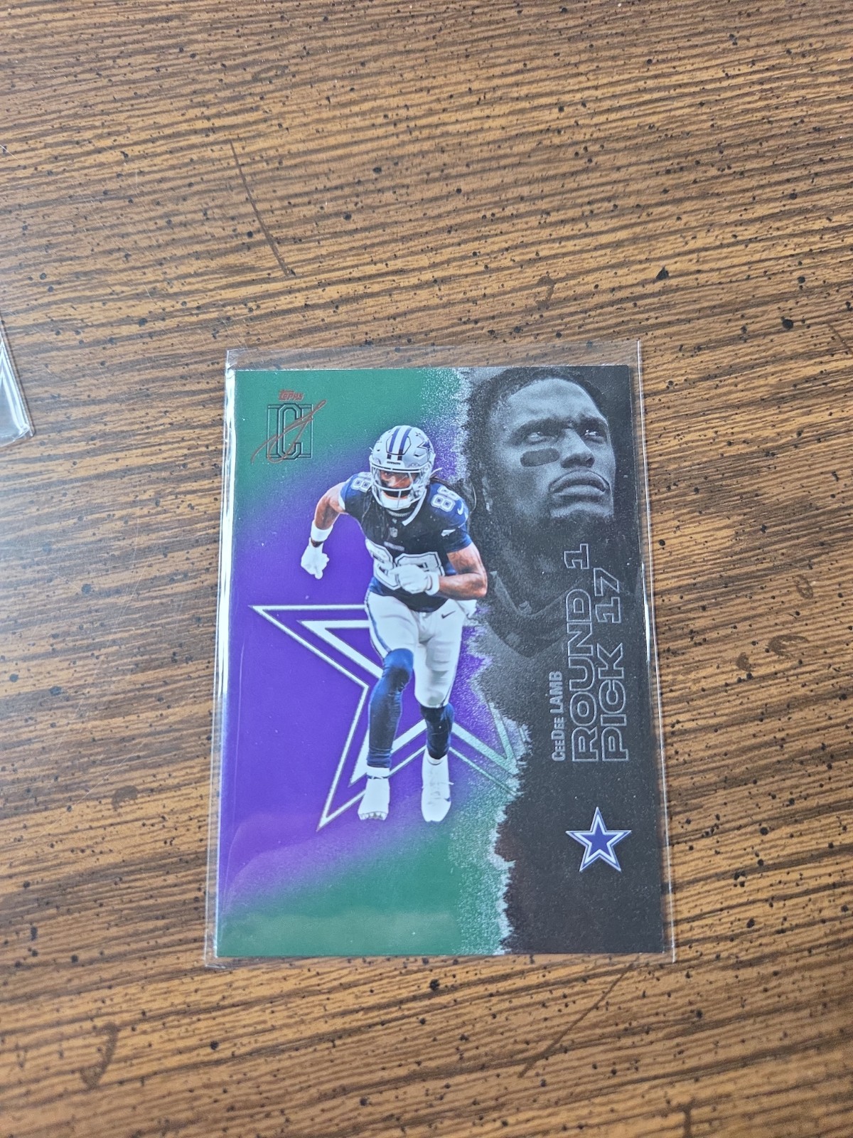 2025 Topps Signature Class CeeDee Lamb Purple/Green Parallel No 16