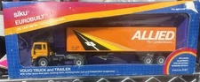 Siku Volvo Tractor with Allied Van Lines Trailer Toy Replica