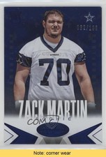 2014 Certified Hot Box Blue Camo 62/100 Zack Martin #175 READ 1i7